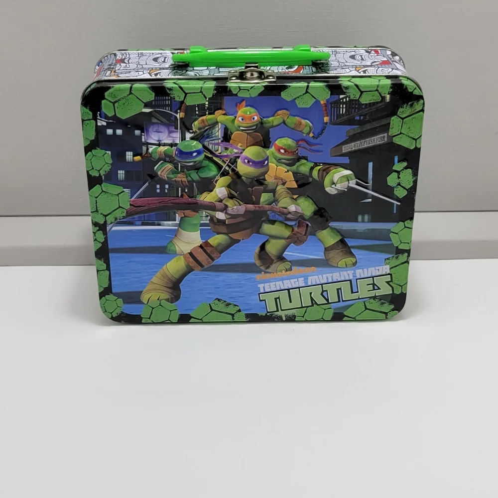 Teenage Mutant Ninja Turtles TMNT tin Metal Lunch Box